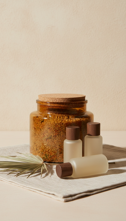 Palm Leaf Sugar Scrub